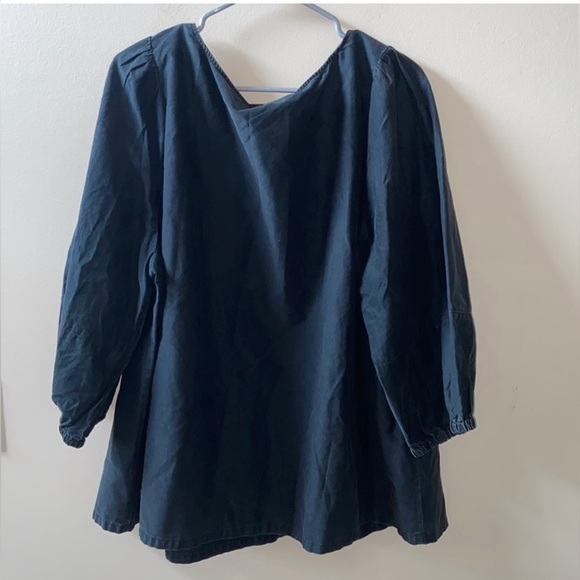 Ava Viv  3/4 Sleeve Women's Plus Size Balloon Blouse - Picture 3 of 8